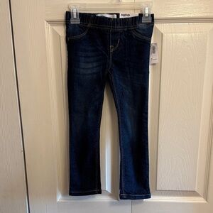 Girls 4T Two Pairs of Old Navy Pull Up Denim Jeggings- 2 pairs
